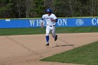 Baseball vs Suffolk  Wheaton College Baseball vs Suffolk University. - (Photo by Keith Nordstrom) : Wheaton, baseball